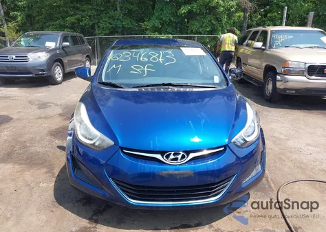 2016 Hyundai Elantra Se из США, поврежденный, VIN 5NPDH4AE1GH780776